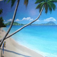 Caribbean Entry Mural